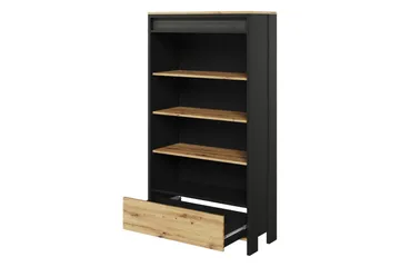 Huddinge Möbelset För Vardagsrum - Brun/Svart - Förvaring - Förvaringsmöbler - Möbelset för vardagsrum