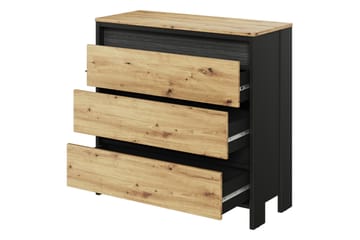 Huddinge Möbelset För Vardagsrum - Brun/Svart - Förvaring - Förvaringsmöbler - Möbelset för vardagsrum