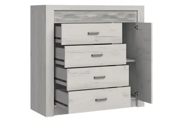 Indianapolis Skänk 109x42x104 cm - Mörk ask - Förvaring - Förvaringsmöbler - Sideboard & skänk