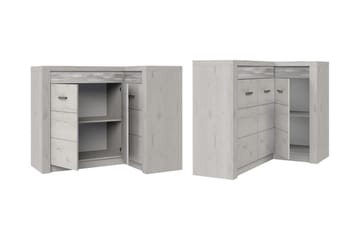 Indianapolis Skänk 131x42x104 cm - Mörk ask - Förvaring - Förvaringsmöbler - Sideboard & skänk