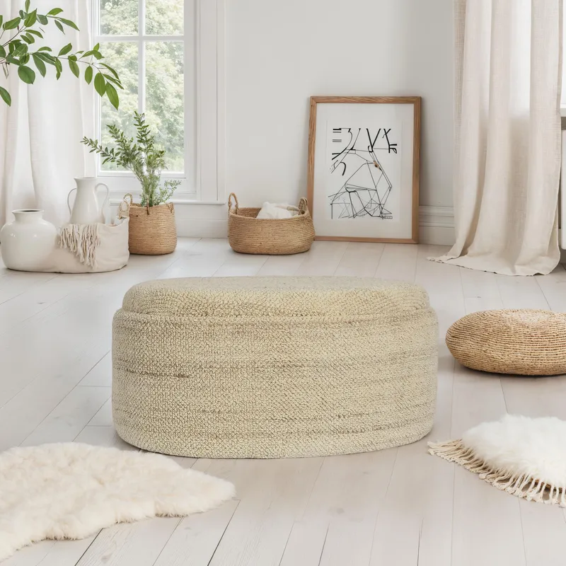 Ivoara Pall 81 cm Oval - brunbeige - Förvaring - Förvaringsmöbler - Förvaringskista & sängkista