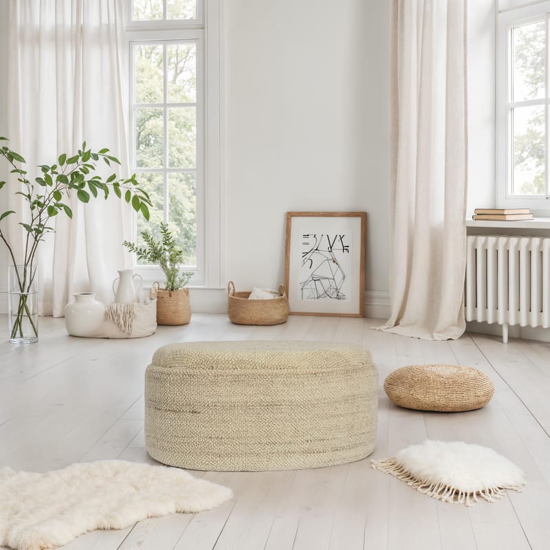 Ivoara Pall 81 cm Oval - brunbeige - Förvaring - Förvaringsmöbler - Förvaringskista & sängkista