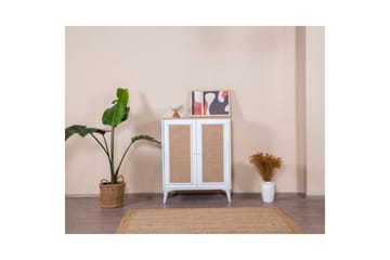 Jatinder Skänk 90x41 cm - Natur/Vit - Förvaring - Förvaringsmöbler - Sideboard & skänk