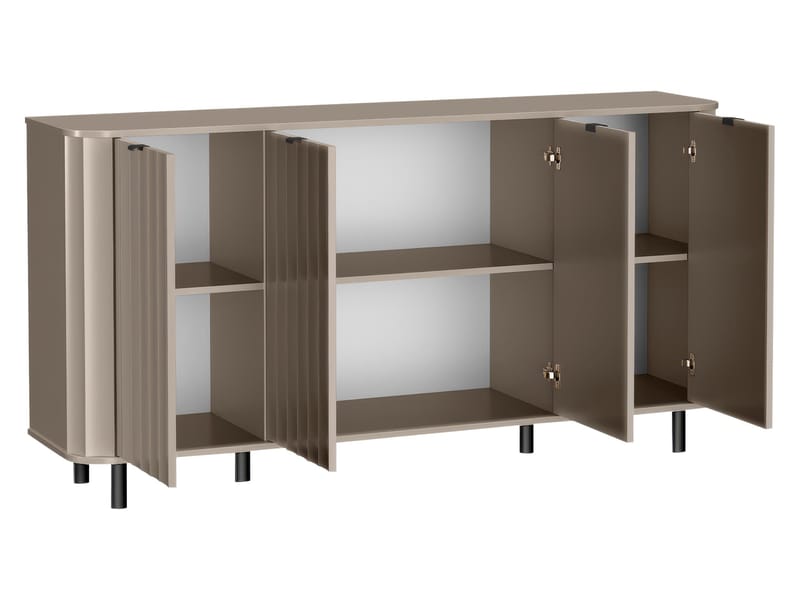 Joriel Skänk 177 cm - Vit|svart - Förvaring - Förvaringsmöbler - Sideboard & skänk