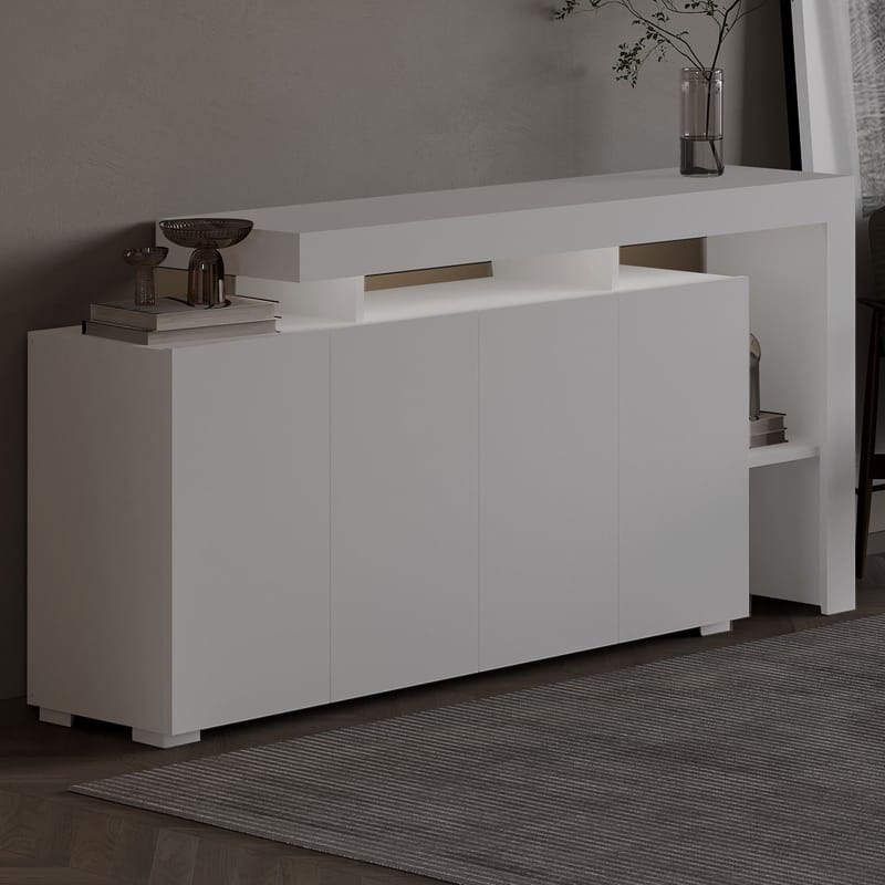 Jurukovo Konsolbord 170 cm - Vit - Förvaring - Förvaringsmöbler - Sideboard & skänk
