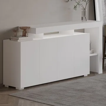 Jurukovo Konsolbord 170 cm - Vit - Förvaring - Förvaringsmöbler - Sideboard & skänk