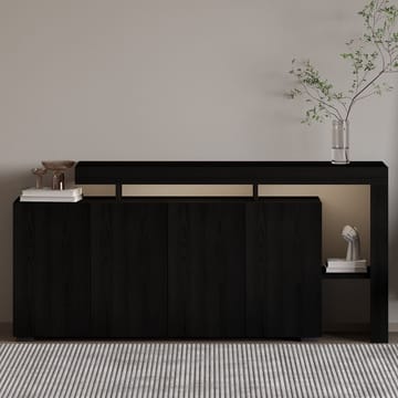 Jurukovo Konsolbord 170 cm - Wood Black - Förvaring - Förvaringsmöbler - Sideboard & skänk
