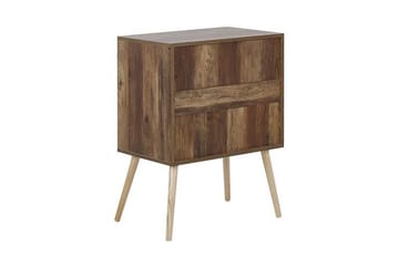 Abatley Byrå 60 cm - Mörkt Trä/Grå - Förvaring - Förvaringsmöbler - Byrå - Hallbyrå