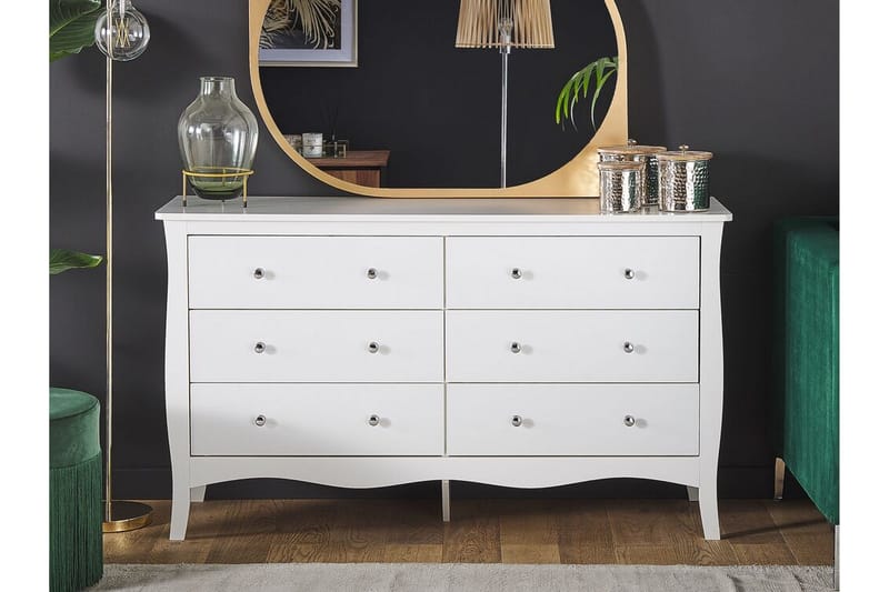 Winchester Byrå 130 cm - Vit - Förvaring - Förvaringsmöbler - Byrå