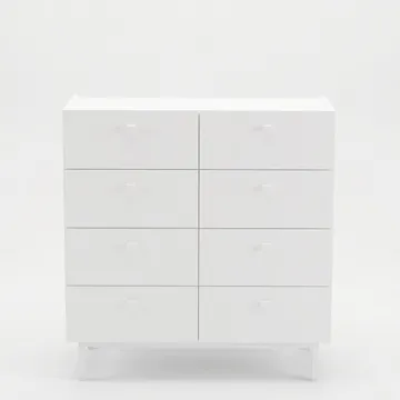Kamulu Byrå 89,4x93,1x41,8 cm - Vit - Förvaring - Förvaringsmöbler - Byrå