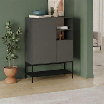 Kenvor Sideboard 90x125x40 cm - Antracit/Trä/Svart - Förvaring - Förvaringsmöbler - Sideboard & skänk