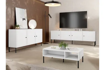 Laholm Möbelset För Vardagsrum - Vit - Förvaring - Förvaringsmöbler - Möbelset för vardagsrum