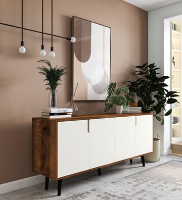 Latinara Konsolbord 180 cm - Valnöt och vit - Förvaring - Förvaringsmöbler - Sideboard & skänk