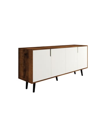 Latinara Konsolbord 180 cm - Valnöt och vit - Förvaring - Förvaringsmöbler - Sideboard & skänk