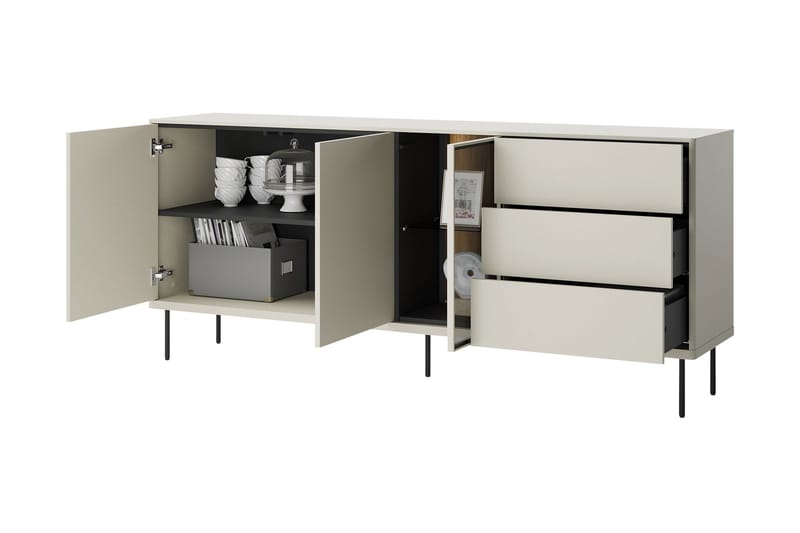 Levisa Möbelset För Vardagsrum - Cashmere - Förvaring - Förvaringsmöbler - Möbelset för vardagsrum