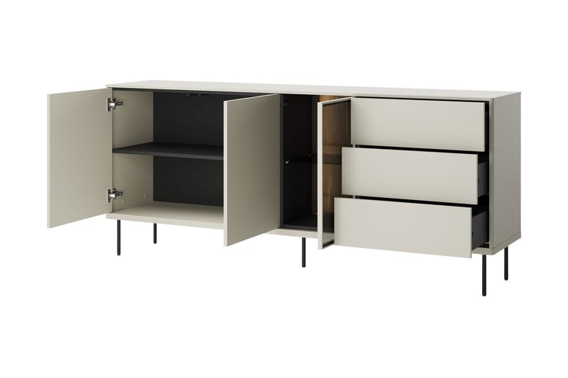 Levisa Möbelset För Vardagsrum - Cashmere - Förvaring - Förvaringsmöbler - Möbelset för vardagsrum