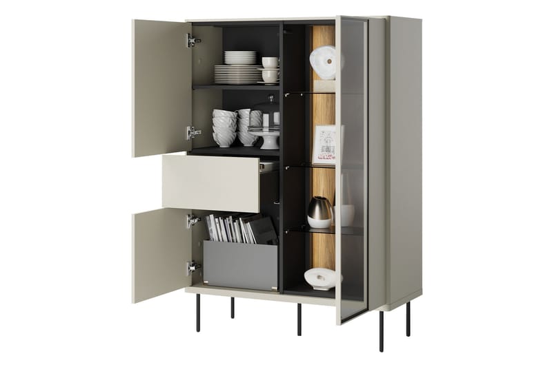 Levisa Möbelset För Vardagsrum - Cashmere - Förvaring - Förvaringsmöbler - Möbelset för vardagsrum