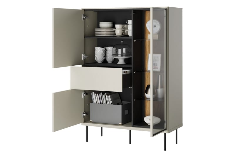 Levisa Möbelset För Vardagsrum - Cashmere - Förvaring - Förvaringsmöbler - Möbelset för vardagsrum