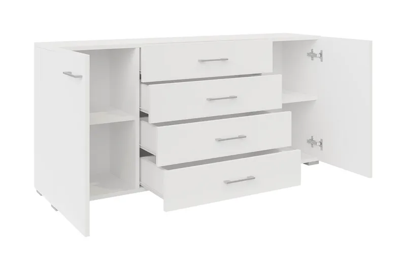 Lindesberg Möbelset För Vardagsrum - Vit - Förvaring - Förvaringsmöbler - Möbelset för vardagsrum