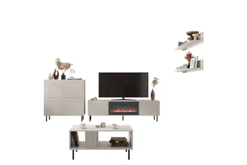 Lionel Möbelset För Vardagsrum - Kashmir - Förvaring - Förvaringsmöbler - Möbelset för vardagsrum