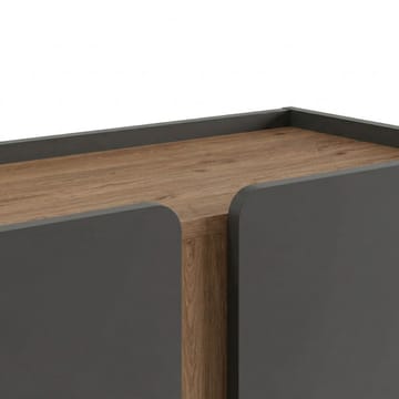Lomar Sideboard 90x120,4x40,5 cm - Antracit, naturlig ek, svart - Förvaring - Förvaringsmöbler - Sideboard & skänk