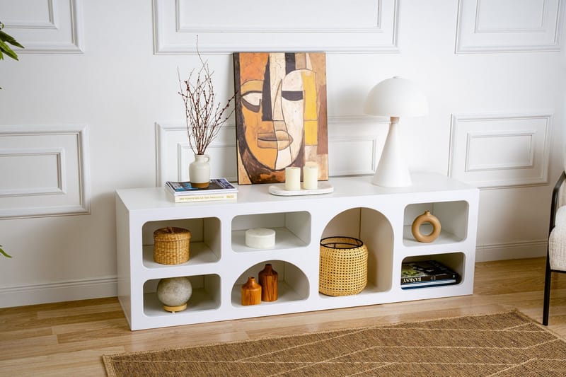 Lorin Konsollbord 160 cm - Vit - Förvaring - Förvaringsmöbler - Sideboard & skänk