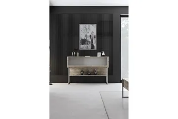 Luxe Möbelset För Vardagsrum - Beige/Silver - Förvaring - Förvaringsmöbler - Möbelset för vardagsrum