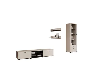 Lyrosen Möbelset För Vardagsrum - Beige - Förvaring - Förvaringsmöbler - Möbelset för vardagsrum