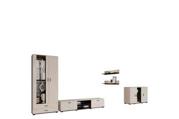 Lyrosen Möbelset För Vardagsrum - Beige - Förvaring - Förvaringsmöbler - Möbelset för vardagsrum
