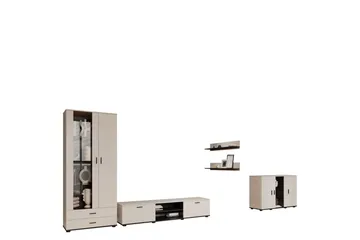 Lyrosen Möbelset För Vardagsrum - Beige - Förvaring - Förvaringsmöbler - Möbelset för vardagsrum