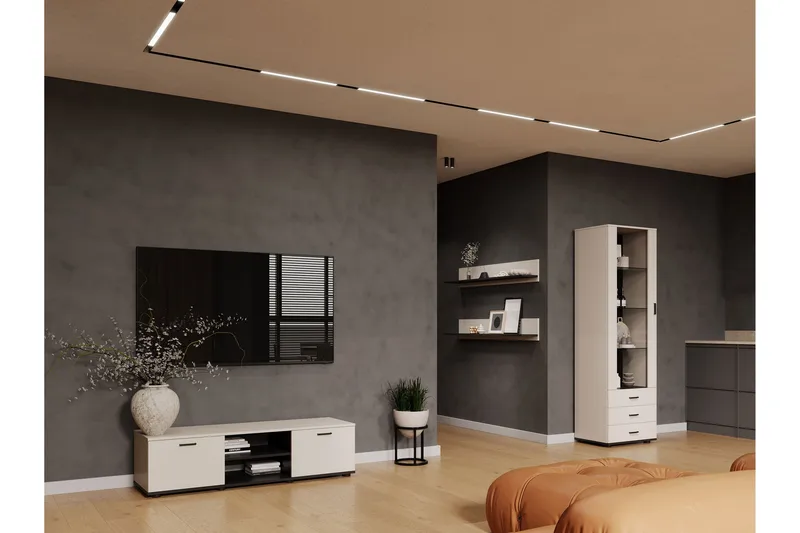 Lyrosen Möbelset För Vardagsrum - Beige - Förvaring - Förvaringsmöbler - Möbelset för vardagsrum