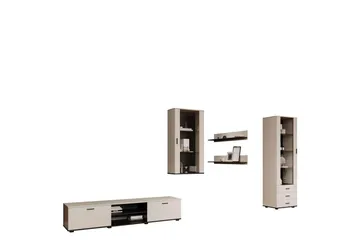 Lyrosen Möbelset För Vardagsrum - Beige - Förvaring - Förvaringsmöbler - Möbelset för vardagsrum