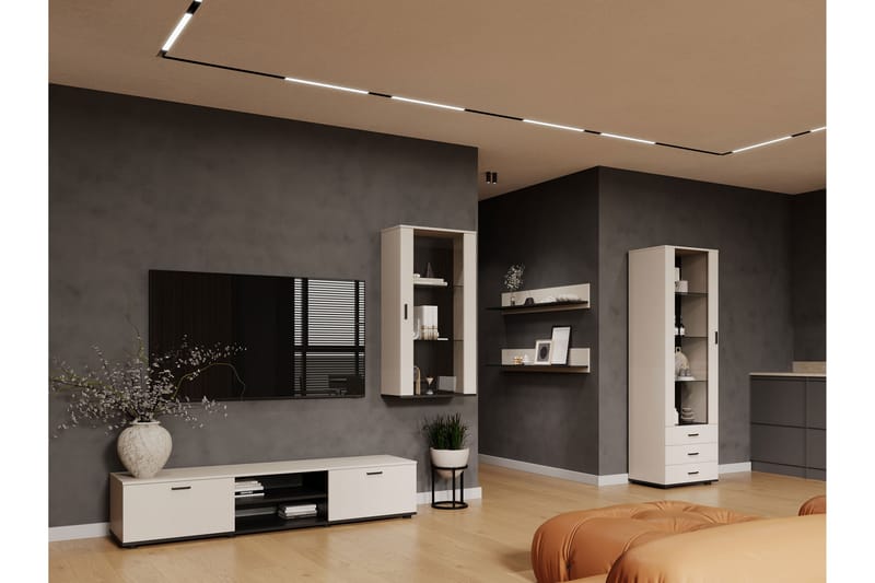 Lyrosen Möbelset För Vardagsrum - Beige - Förvaring - Förvaringsmöbler - Möbelset för vardagsrum