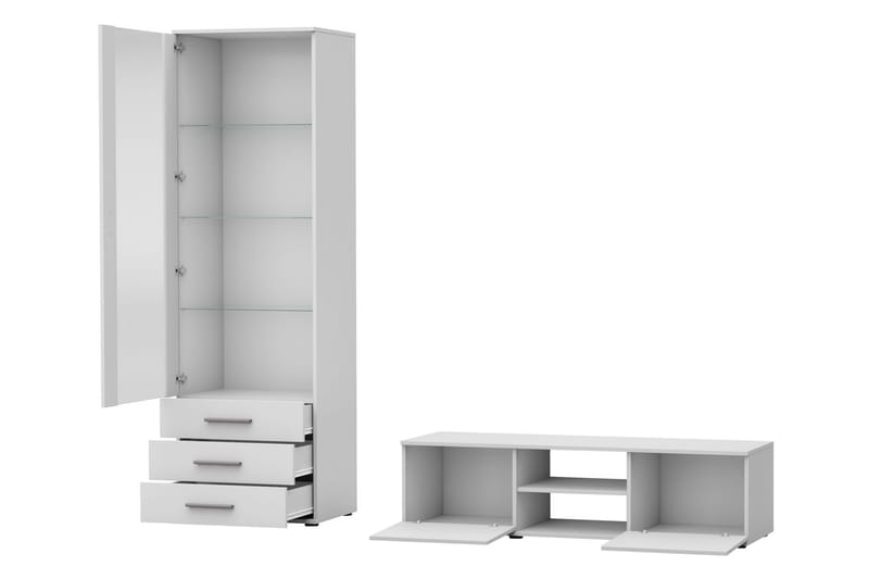 Lyrosen Möbelset För Vardagsrum - Beige - Förvaring - Förvaringsmöbler - Möbelset för vardagsrum