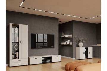 Lyrosen Möbelset För Vardagsrum - Beige - Förvaring - Förvaringsmöbler - Möbelset för vardagsrum