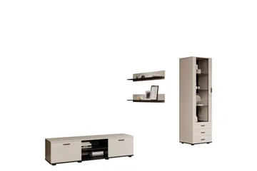 Lyrosen Möbelset För Vardagsrum - Beige - Förvaring - Förvaringsmöbler - Möbelset för vardagsrum