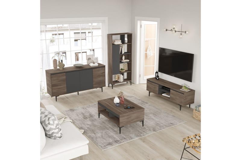 Möbelset Akemi För Vardagsrum - Hanah Home - Möbelset för vardagsrum