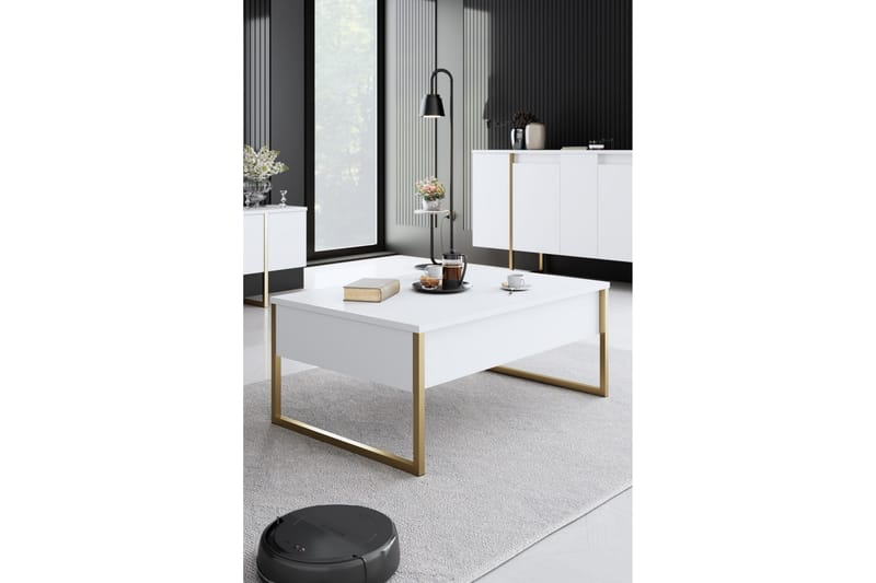 Möbelset För Vardagsrum Luxe - Vit - Möbelset för vardagsrum
