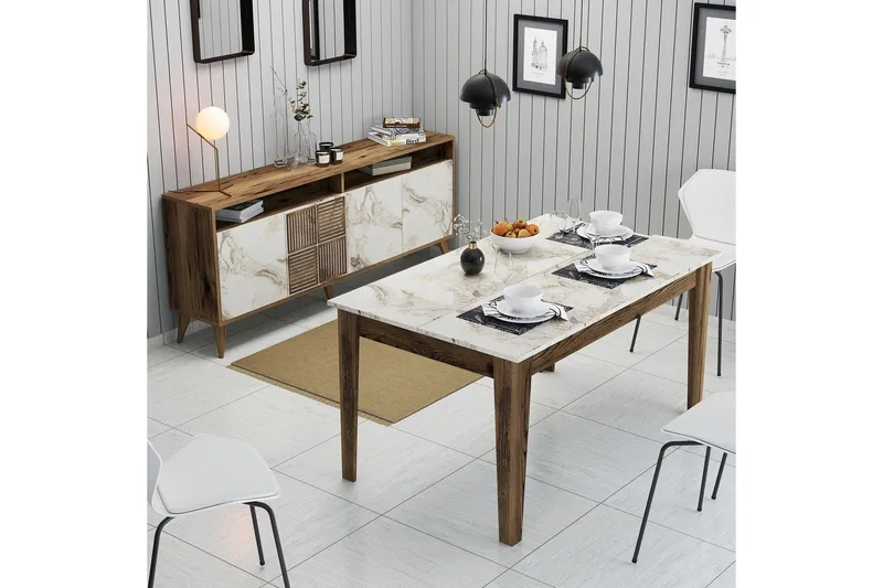 Lissione Möbelset För Vardagsrum - Hanah Home - Förvaring - Förvaringsmöbler - Möbelset för vardagsrum