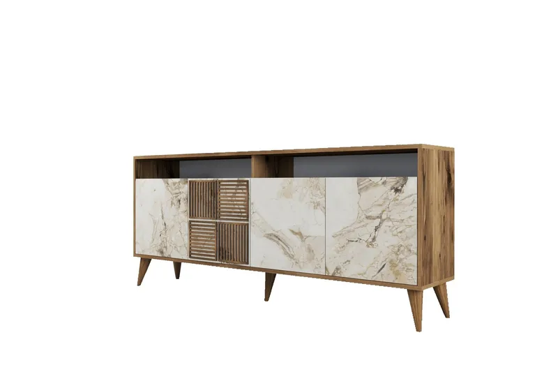 Lissione Möbelset För Vardagsrum - Hanah Home - Förvaring - Förvaringsmöbler - Möbelset för vardagsrum