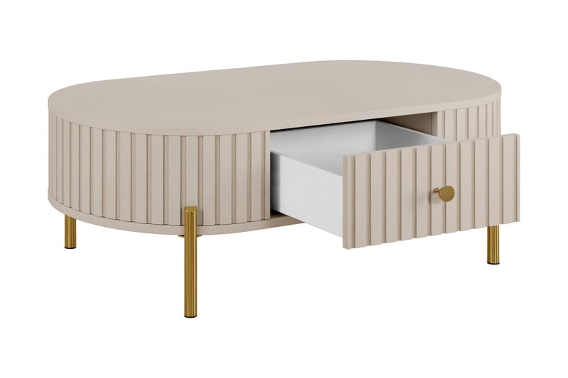 Maggio Möbelset För Vardagsrum - Beige - Förvaring - Förvaringsmöbler - Möbelset för vardagsrum