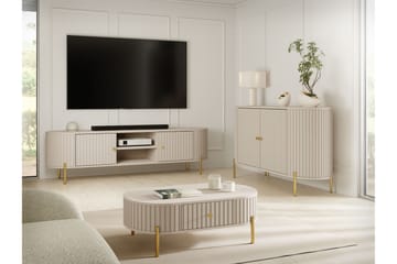 Maggio Möbelset För Vardagsrum - Beige - Förvaring - Förvaringsmöbler - Möbelset för vardagsrum