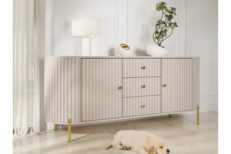 Maggio Skänk 178x43 cm - Beige - Förvaring - Förvaringsmöbler - Sideboard & skänk