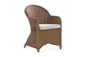 Marcus Light Fåtölj m Dyna - Natur Brun - Utemöbler & utemiljö - Balkong & altan - Balkongmöbler - Balkongstol