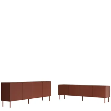 Marros Möbelset Skänk 200 cm - Toskanskt röd - Förvaring - Förvaringsmöbler - Möbelset för vardagsrum