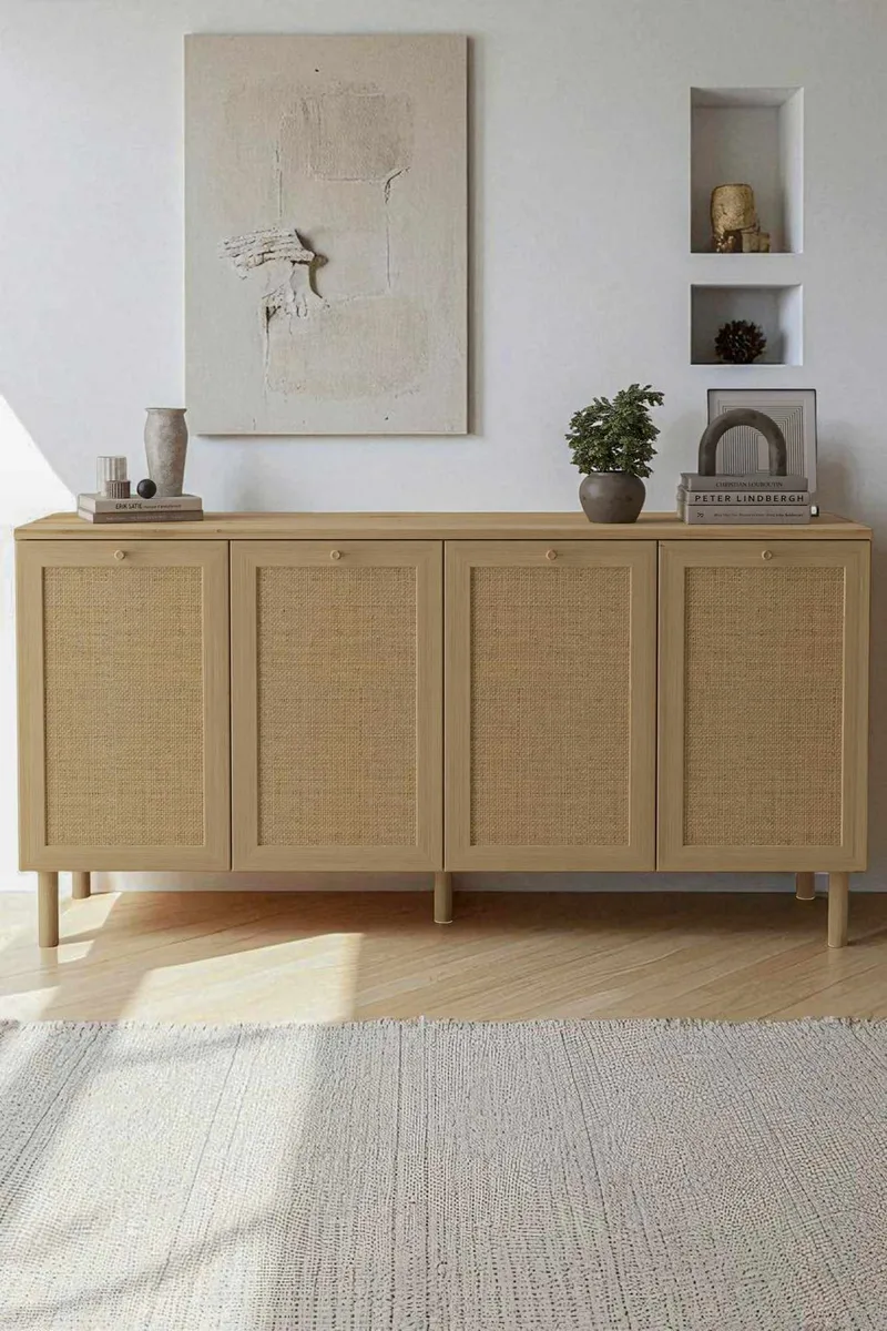 Meyloren Sideboard 160 cm - Beige - Förvaring - Förvaringsmöbler - Sideboard & skänk