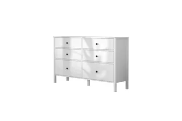 Meyric Hörnbyrå 154 cm - Natur/Vit - Förvaring - Förvaringsmöbler - Byrå