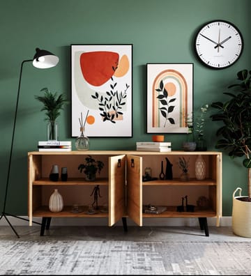 Mivora Konsolbord 180 cm - Sapphire Oak - Förvaring - Förvaringsmöbler - Sideboard & skänk