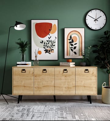 Mivora Konsolbord 180 cm - Sapphire Oak - Förvaring - Förvaringsmöbler - Sideboard & skänk