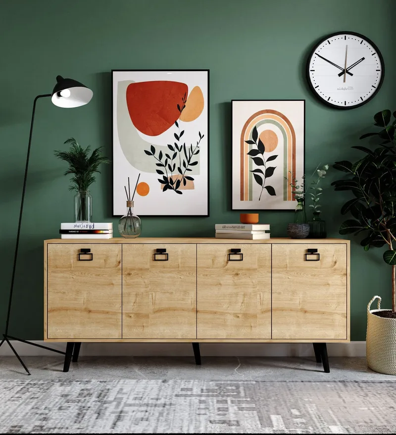 Mivora Konsolbord 180 cm - Sapphire Oak - Förvaring - Förvaringsmöbler - Sideboard & skänk